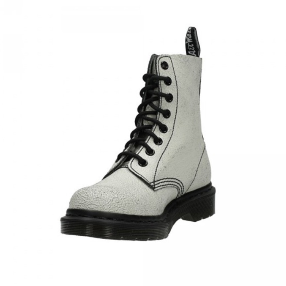 Dr. Martens Pascal Cracked White